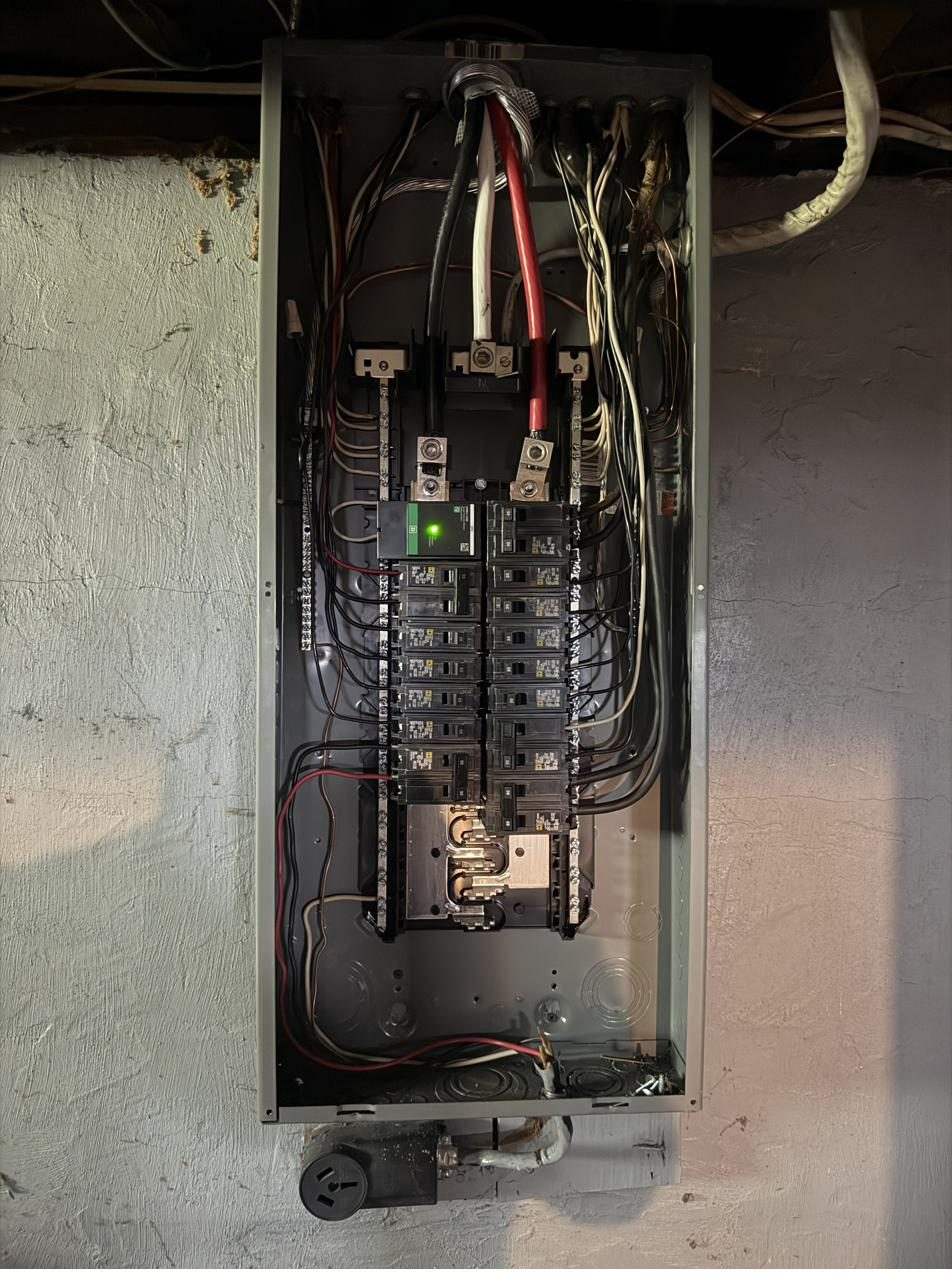 Electrical panel wiring and breaker installation by Otta Electric